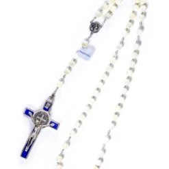 St. Benedict Mother Of Pearl Rosary