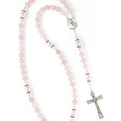 Sweet Rose Quartz Rosary