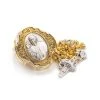 Pope Francis Rosary With Rosary Box - Gold