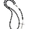 Black Trinity Zircons Rosary
