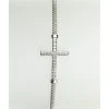 Sterling Silver Bracelet With Strass Crucifix