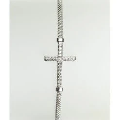 Sterling Silver Bracelet With Strass Crucifix