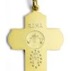 Four Way Medal Cross Gold Plated Big