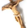 Handcarved Wooden Crucifix White Small