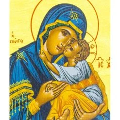 Virgin Mary And Jesus Child Icon