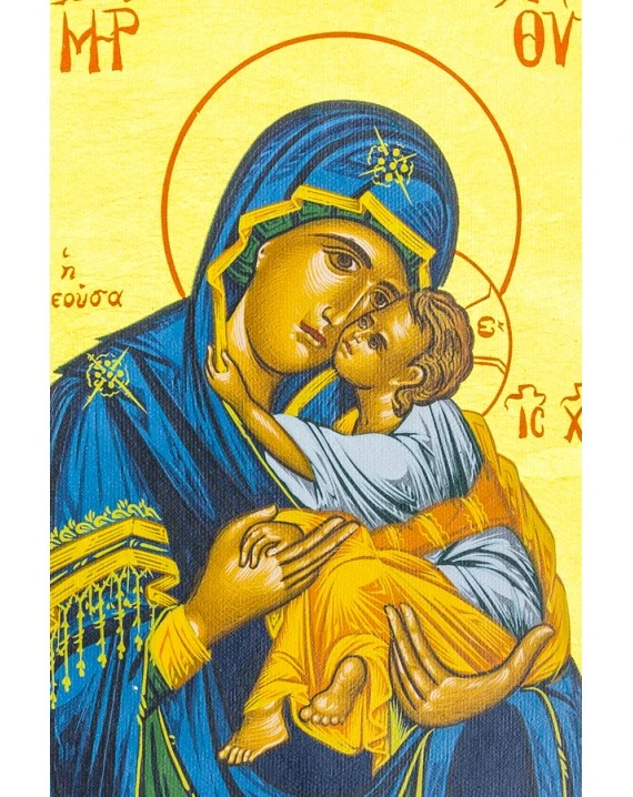 Virgin Mary And Jesus Child Icon