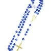 Deep Blue Murano Glass Rosary Gold Plated