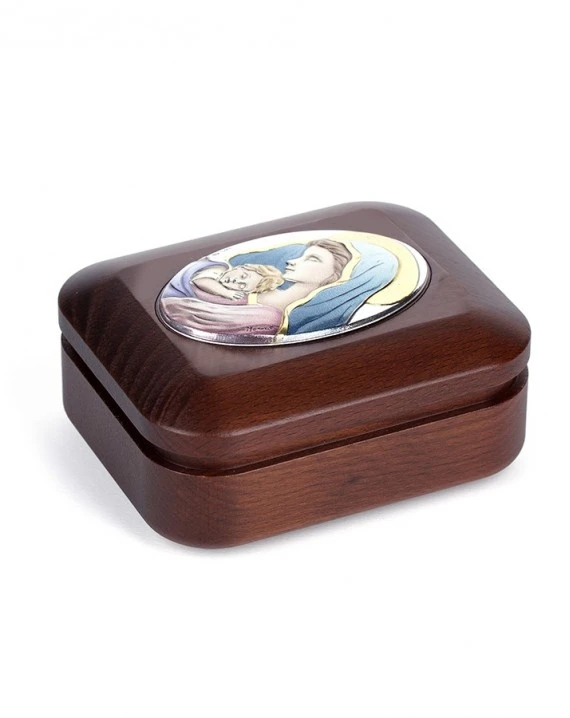 Virgin Mary Rosary Luxury Box - Image 2