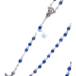 Lapislazuly Rosary With Classic Crucifix