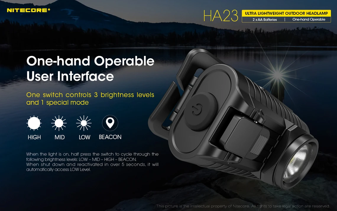 Nitecore HA23 Headtorch - Image 6