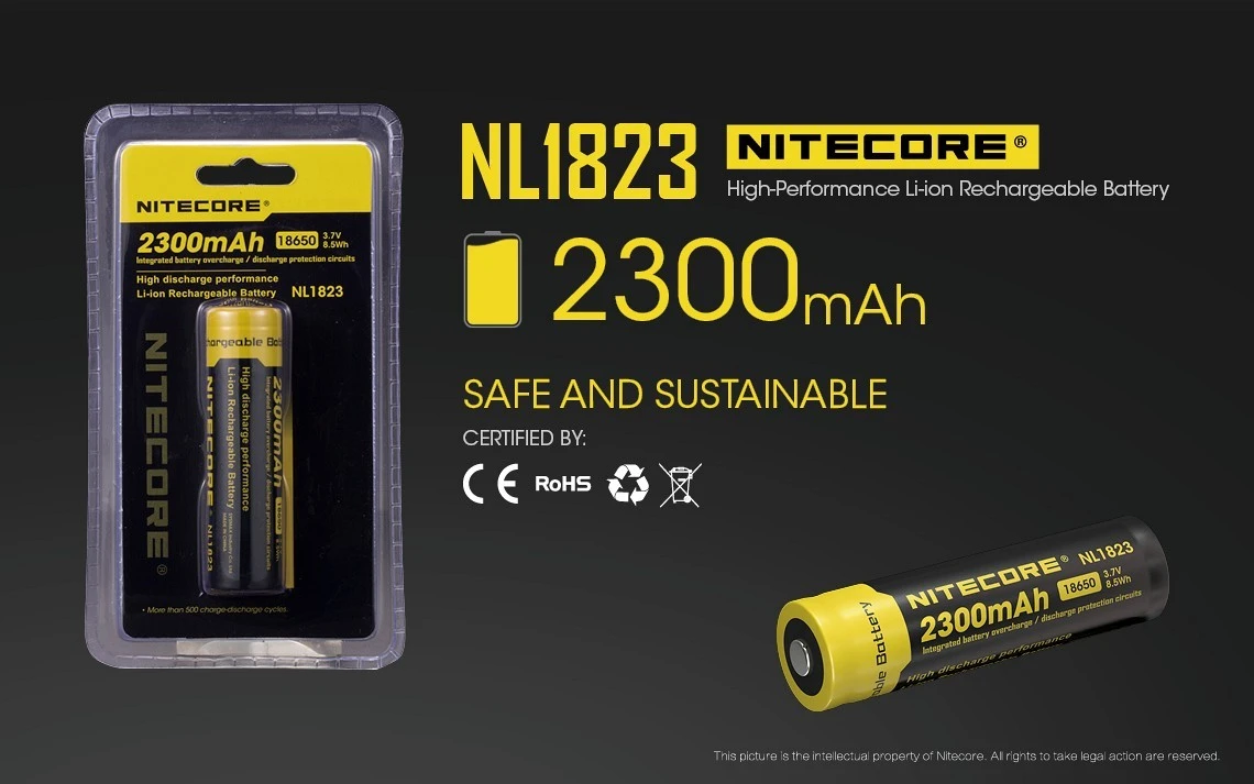 NITECORE 18650 2300mAh - Image 2
