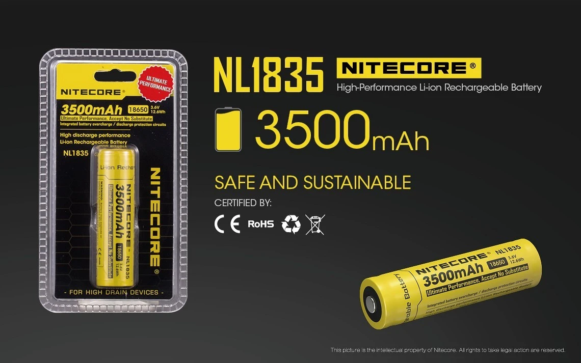 NITECORE 18650 3500mAh - Image 2