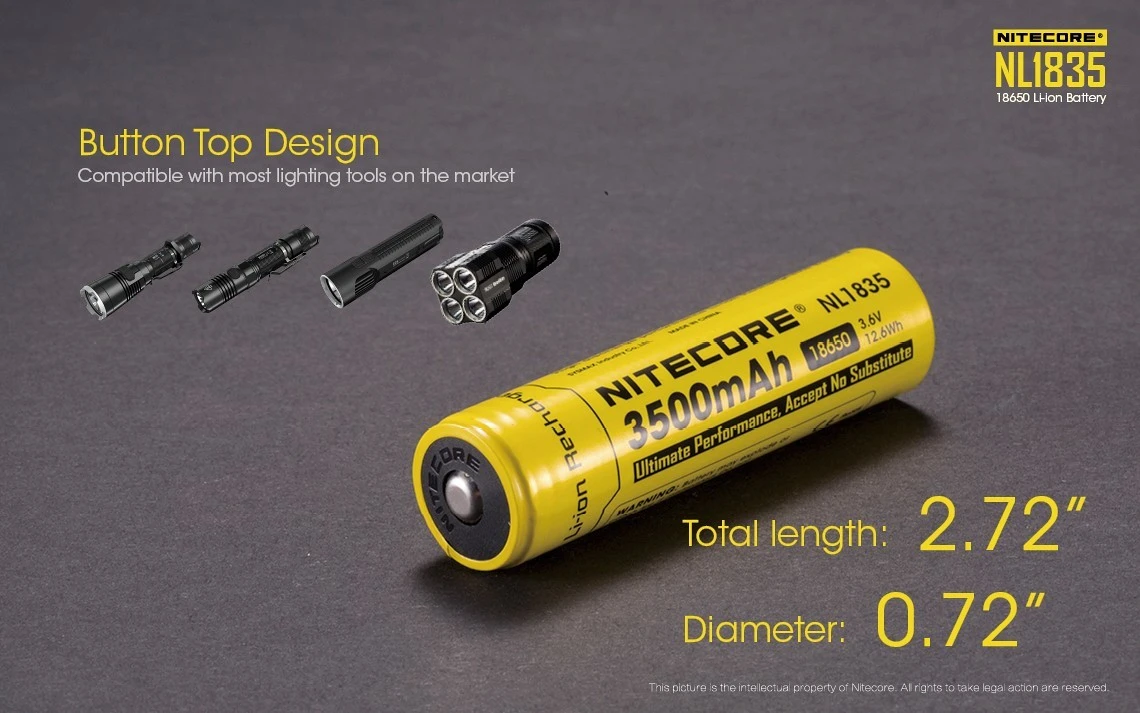 NITECORE 18650 3500mAh - Image 3
