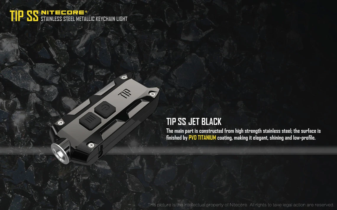 Nitecore TIP Stainless Steel JetBlack - Image 4